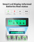 EBL 907 LCD Battery Charger Smart Individual AA AAA Rechargeable Battery Charger for Ni-MH Ni-CD Rechargeable Batteries