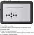 Cassette MP3 Cassette MP3 Ezcap to Converter, Digital Player Converts Tape to into USB Flash Drive, No PC Required No