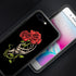 ZHEGAILIAN Red Rose Skull Case for iPhone SE 2022, Shockproof Soft TPU Bumper, Non-Slip Design, 4.7-inch.