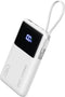 INIU 45W Power Bank, Slimmest 10000mAh Portable Charger with Built in USB-C Cable,