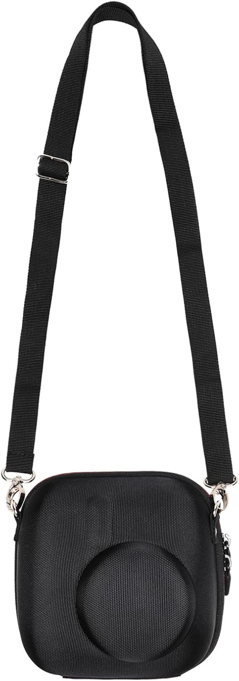 LTGEM Hard Case for Fujifilm Instax Mini 12/11/10/9/8/7/7+ Instant Camera, Protective Carrying Bag (Black)