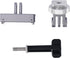 NICEYRIG Quick-Release Adapter Mount Kit for DJI Action 4/3/2, Strong Magnetic, with Cold Shoe & Tripod Holder - 587