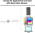 USB-C to Pencil Adapter for Apple Pencil 1st Generation, USB C to Lightning Charging Adapter for iPad 10th Gen (White)