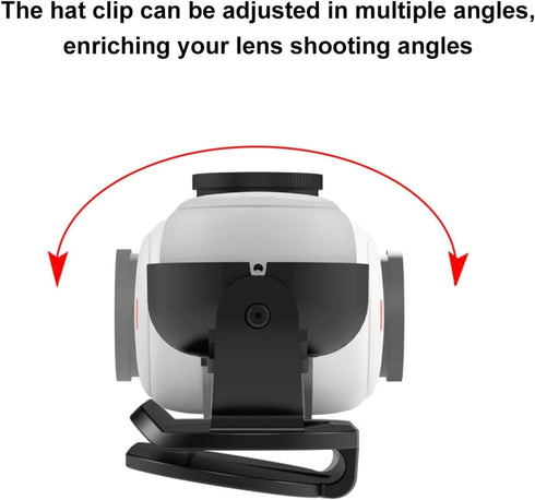 PULUZ Magnetic Quick Release Hat Clip for Insta360 GO 3 / GO2, Sports Camera Cap Holder