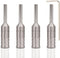 Monosaudio B80R 4 pcs Pure Copper Banana Plugs, Screw Locking Speaker Plug Connectors for Home Theater, AV Receiver,
