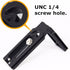 1/4"-20 Reflex Camera Universal L-Shape Camera Bracket Quick Release Plate for DSLR/Mirrorless Cameras - Arca Swiss