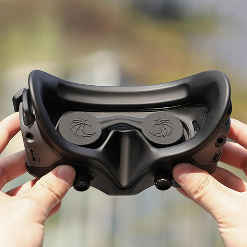 Lens Protective Cover Cap for DJI Goggles 3, Silicone Dust Cover Compatible with DJI Avata 2 Goggles 2/3