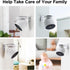 OLAIKE Adhesive Metal Wall Mount for Google Nest Cam (Battery)/Indoor Security Cam & Wyze Cam Pan V3/V2