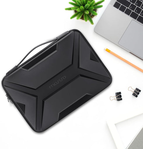 MOSISO 15.6 inch Laptop Sleeve, Waterproof Shockproof Artistic Geometric EVA Bag with Handle for MacBook Pro 16, HP,