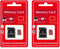 funxwe 2 Pack 64GB TF Card with Adapter, Ultra High Speed SD Card