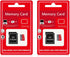 funxwe 2 Pack 64GB TF Card with Adapter, Ultra High Speed SD Card