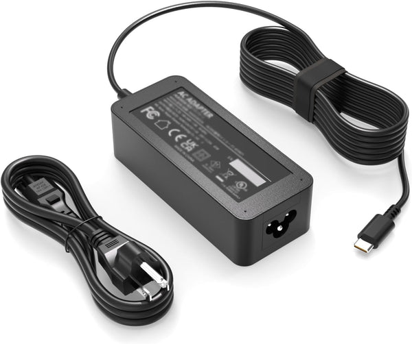 65W 45W USB C Charger for LG Gram 14 15 16 17 Laptop, UL Listed Power Cord AC Adapter