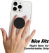 Svanove Silicone Adhesive Phone Grip Holder, Cute Collapsible Stick on Cell Phone Grips Stand Kickstand for iPhone
