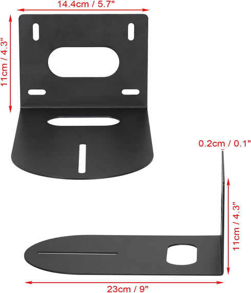 Sumnacon Universal PTZ Camera Mount Bracket, Solid Metal Wall Mounting for Various PTZ Cameras with Screws