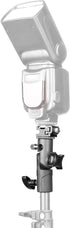 Camera Flash Speedlite Mount, ChromLives Professional Swivel Stand Light Bracket, Umbrella Bracket Shoe Holder E Type Compatible with Canon Nikon Pentax Olympus Nissin Metz, Other Speedlite Flashes