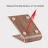 Wooden Cell Phone Stand, Universal Non-Slip Desktop Holder for iPhone, iPhone 13, Samsung Galaxy Smartphones, iPad