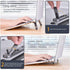 Laptop Stand for Desk,Laptop Cooling Stand,Keyboard Riser, Ergonomic Laptops Elevator for Desk, Laptop Riser Compatible with MacBook Air Pro, with Dell, with HP, More 10-15.6” Laptops