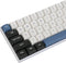 PBT Keycaps Full Set, 160 Keys, CSA Profile Double Shot Keycaps for Cherry Gateron MX Switches, White and Black