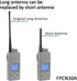 Samcom Two Way Radio Short Antenna - 3.4 Inch Elastic Antenna for Walkie Talkies UHF 400-480MHz (1pcs)