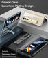 Shop Samsung Galaxy Z Fold 4 5G Clear Case with Gold Magnetic Hinge Protection, Adjustable Kickstand & Screen Protector.