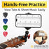 Generic 5 Guitar Head Phone Holder Mount with Picks, Universal Clip-On Smartphone Stand for Guitar & Ukulele