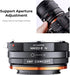 K&F Concept Lens Mount Adapter NIK(G)-NEX IV, Manual Focus for Nikon F (G-Type) Lens and Sony E Mount Camera