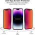JIEYKJO For iPhone 15 pro privacy screen protector - anti-blue light, anti-glare, anti-spy gradient color privacy screen protector film