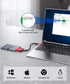 JSAUX SATA to USB A Cable, USB A 3.0 to 2.5” SATA III Hard Drive Adapter for SSD/HDD Data Transfer