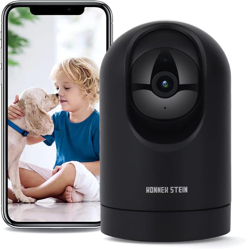 Konnek Stein 1080P Security Camera (2.4G Only), Baby Monitor 360-Degree for Home Security, Smart