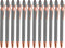 PATIKIL Ballpoint Pen with Stylus Tip - 12 Pack 2 in 1 Metal Pen Black Ink 1.0mm Medium Point for Touch Screens
