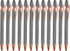 PATIKIL Ballpoint Pen with Stylus Tip - 12 Pack 2 in 1 Metal Pen Black Ink 1.0mm Medium Point for Touch Screens