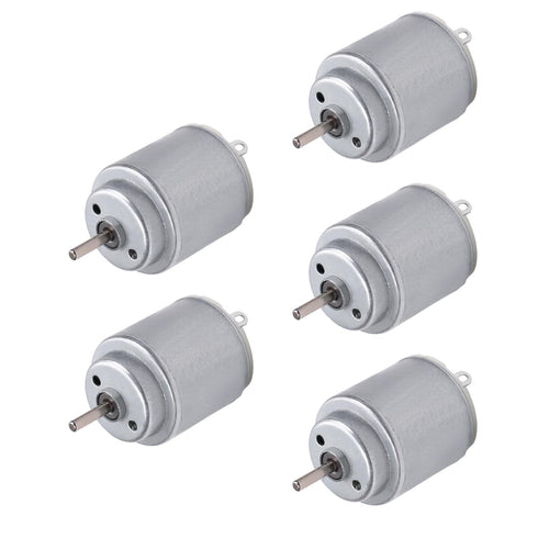 XYRSTOLR 5Pack DC Motor 1-6V Electric Motor 140 Motor Mini Micro Motor for