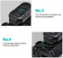 Wireless Flash Trigger 2.4 GHz with Transmitter and Receiver for Canon, Nikon, Panasonic, Olympus, Fuji, Pentax, Sony