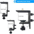 AceTaken Camera Stand, Overhead Camera Mount with Desk Clamp Compatible with Canon DSLR Video Recording