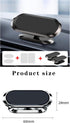 LDJYEONS 2pcs, 360 Car Phone Holder Magnetic Car Phone Holder, Rotation Capable, Suitable for General Smartphones