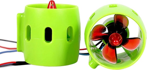 HUIOP 1000KV 4-Blade 12-24V Boat Underwater Motor, Underwater Brushless Motor Clockwise with with Propellers Electric