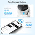 AMOROM 360, 1080p 2-Way 2.4GHz 2 Pack Indoor Camera for Home Security Pet Cameras with Pan&Tilt, Night Vision, Motion