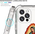CARLOCA Clear Shockproof TPU Bumper Case for iPhone 11, Flower Lady Religion Pattern Design for Girls