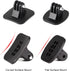 HSU Adhesive Mounts - Helmet Adhesive Sticky Mounts Flat & Curved 3M Mount for All GoPro and Other Action Cameras