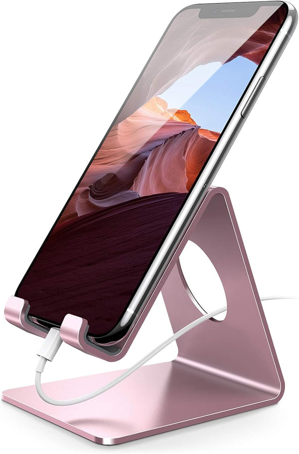 Lamicall Cell Phone Stand, Phone Cradle: Phone Dock, Holder Compatible with Phone 12 Mini 11 Pro XS Max XR X 6 6s 7 8