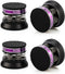 Tertullus 4pcs Spring Speaker Feet Isolation Foot, Hifi Aluminum Shock Absorber Pads, Black