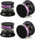 Tertullus 4pcs Spring Speaker Feet Isolation Foot, Hifi Aluminum Shock Absorber Pads, Black
