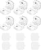 MECCANIXITY 6Pcs Magnetic Cable Clips, Self-Adhesive Cable Management Clamp Cord Organizer for
