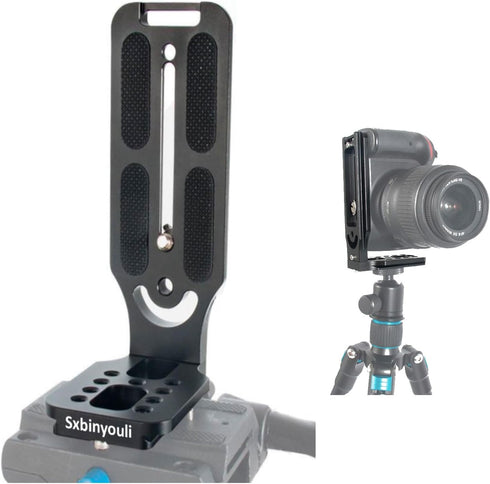 Sxbinyouli DSLR Camera L Bracket,Vertical Camera Mount,Quick Release Plate for Horizontal Vertical Photography,