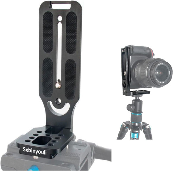 Sxbinyouli DSLR Camera L Bracket,Vertical Camera Mount,Quick Release Plate for Horizontal Vertical Photography,