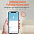 WiFi Siren Alarm, Smart Home Wireless Burglar Alarm, 100dB Sounder, Tuya App Control, Compatible with Alexa