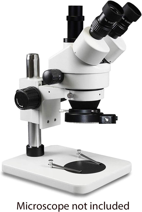 Vision Scientific VMLIFR-09B Black Adjustable 144 LED Ring Light for Stereo Microscope | 2.5" Inside and 3.64" Outside
