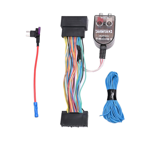 VIKKSAER Factory Radio Add a Subwoofer Speaker Amplifier Wire Harness, Replacement for Ford