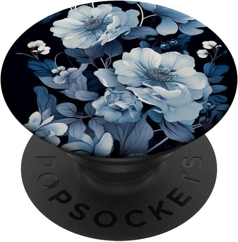 Dark Moody Floral PopSockets Standard PopGrip for Phone Accessories