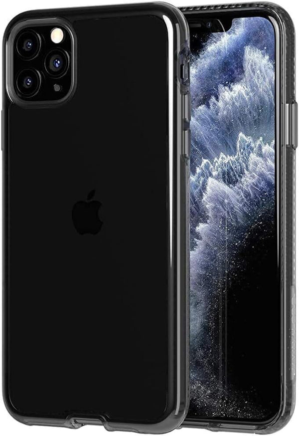 tech21 Pure Tint Mobile Phone Case for iPhone 11 Pro, Ultra Thin Carbon Tint Protection